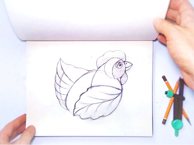 Creating a logo with ellipses, slide 13 of 14