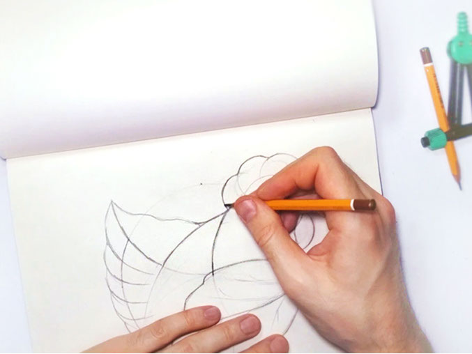 Creating a logo with ellipses, slide 8 of 14
