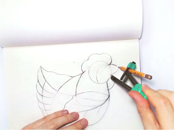 Creating a logo with ellipses, slide 9 of 14