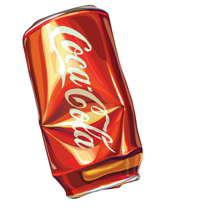 Coca-Cola: Product Illustration, slide 1 of 5