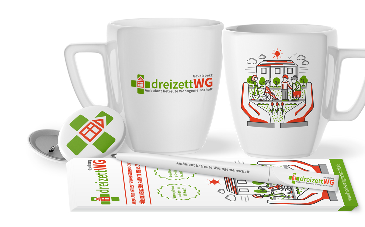 dreizettWG Gevelsberg: Identity for Assisted Living, slide 4 of 7
