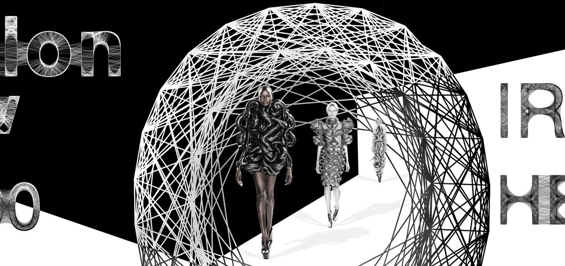 Iris van Herpen: Fashion Show Lettering, slide 3 of 5