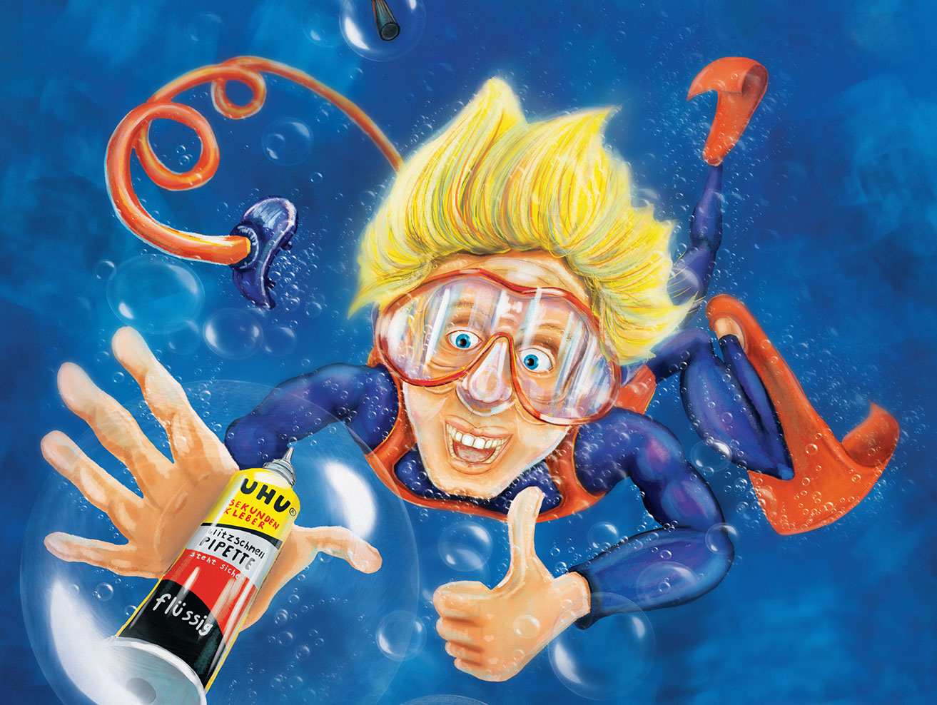 UHU: Advertising Illustration & Character Design, frame 2 of 2