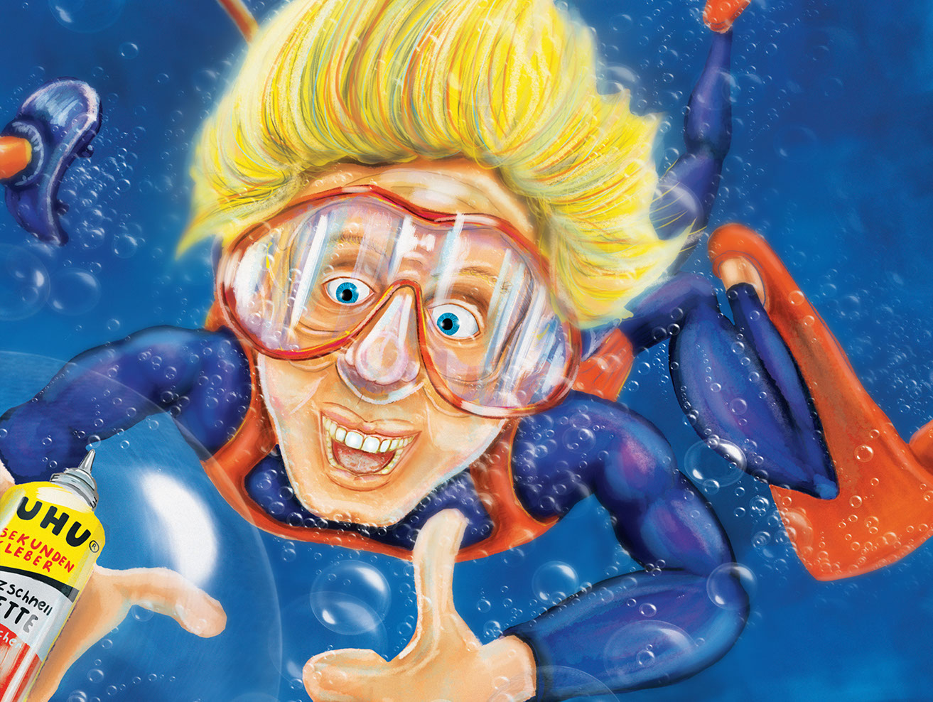 UHU: Advertising Illustration & Character Design, slide 4 of 11