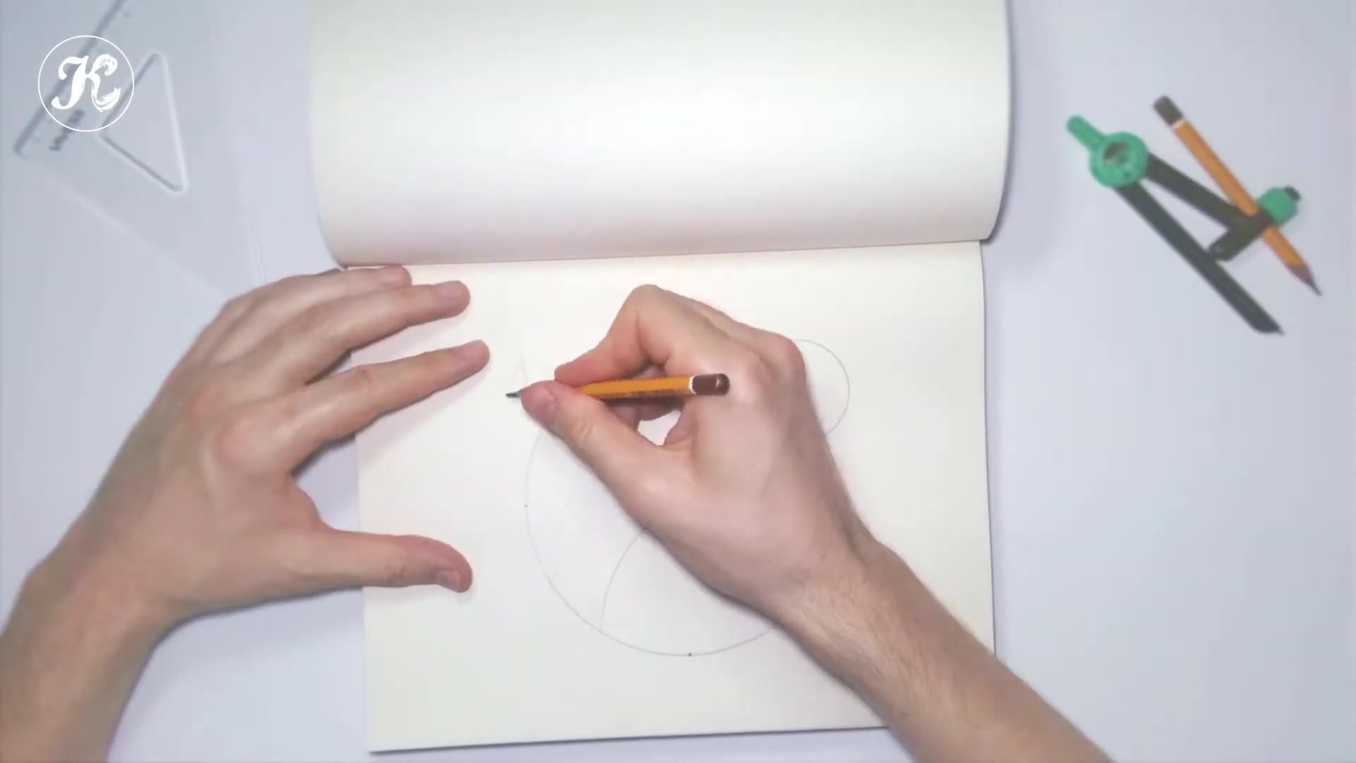 Creating a logo with ellipses, still 1 of 6
