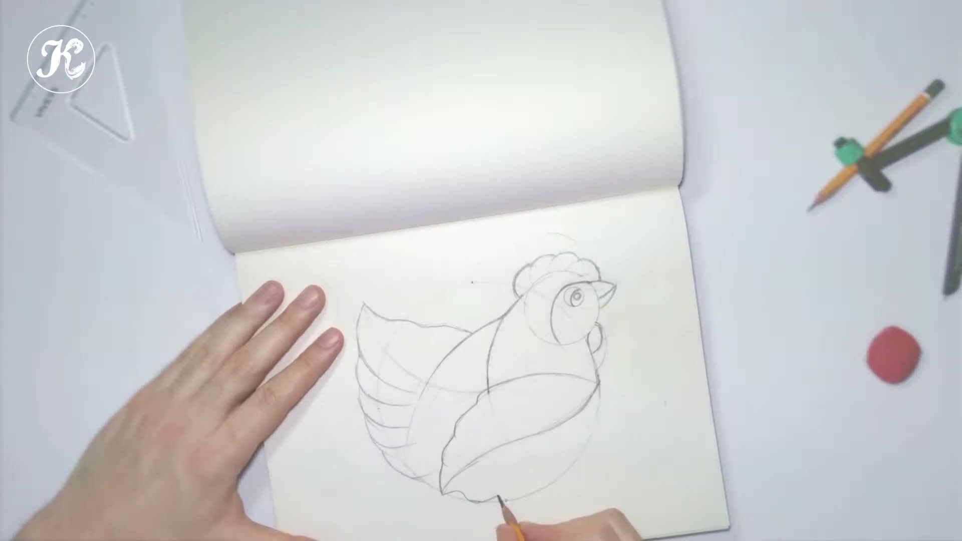 Creating a logo with ellipses, still 2 of 6