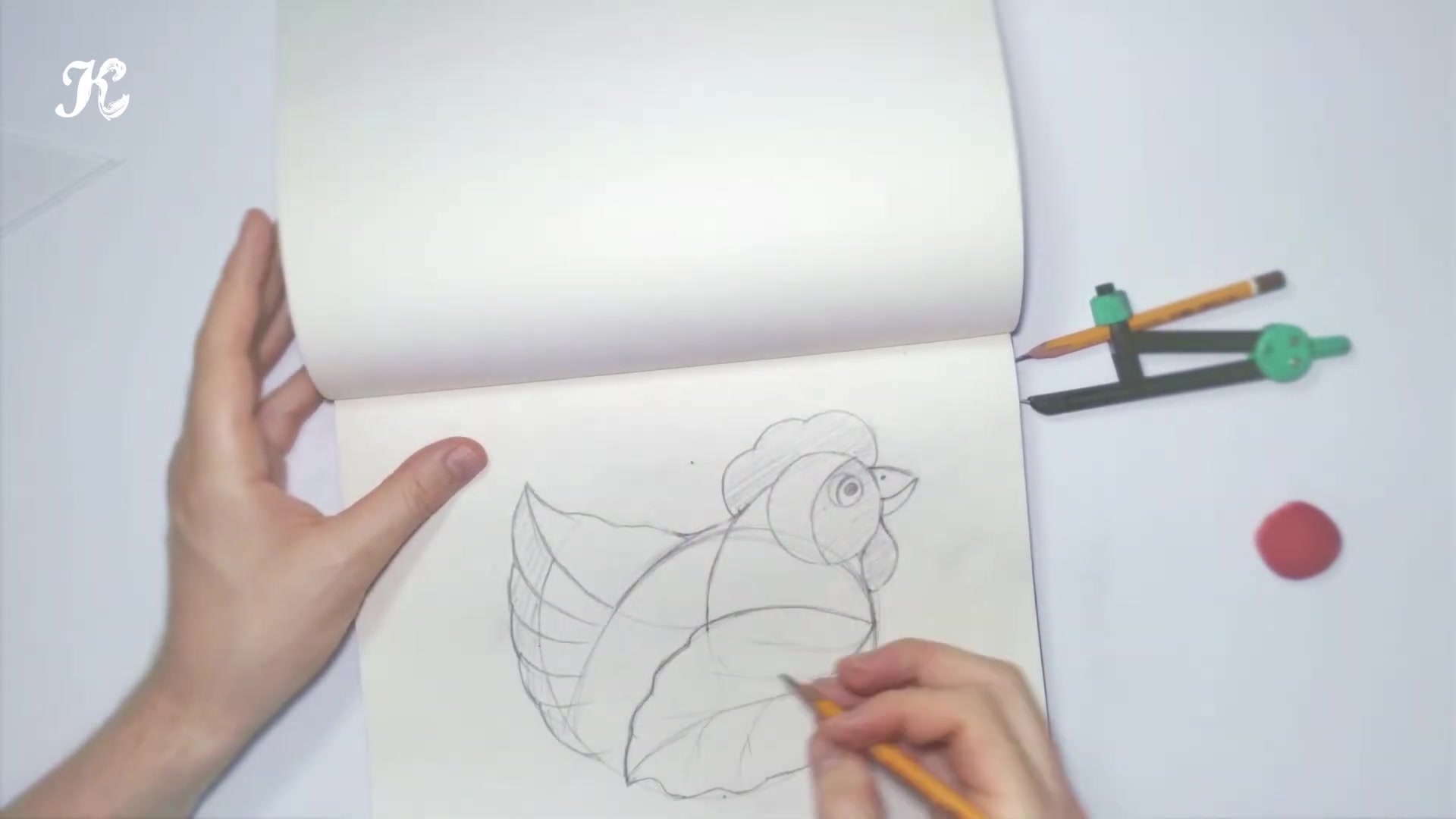 Creating a logo with ellipses, still 3 of 6