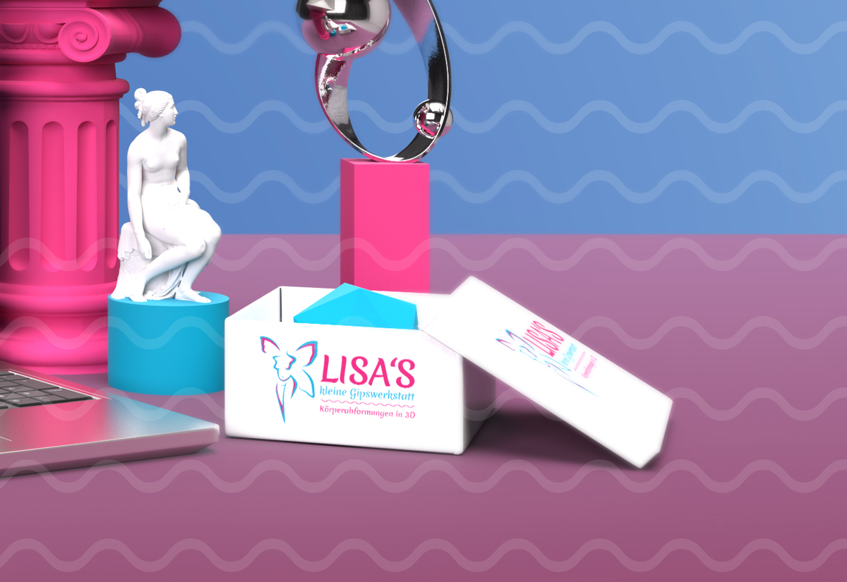 Lisa's kleine Gipswerkstatt: Logo Design, slide 5 of 5