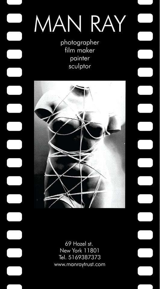 Man Ray: Identity for a Photography Project, slide 4 of 5