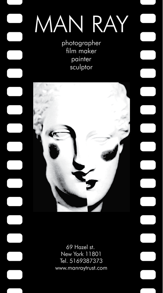 Man Ray: Identity for a Photography Project, slide 5 of 5