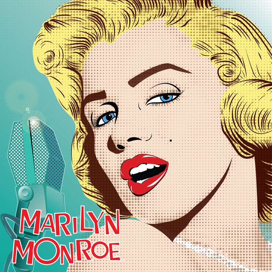 Marilyn Monroe: Pop-Art Portrait, slide 1 of 2