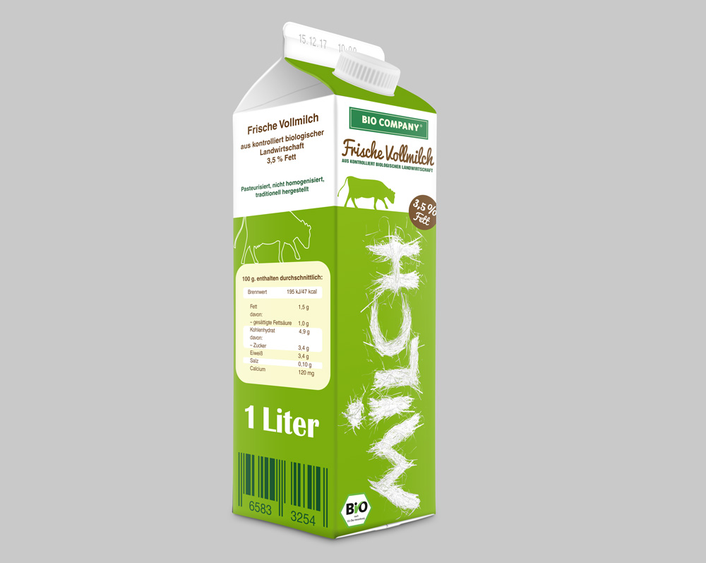 Bio Company Milk: Packaging Design