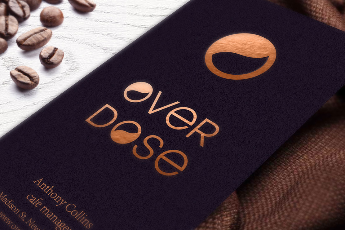 Over Dose: Café Brand Identity, frame 1 of 2